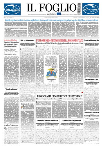 Prima-pagina-il foglio-messina-edizione-di-oggi-21-01-2025